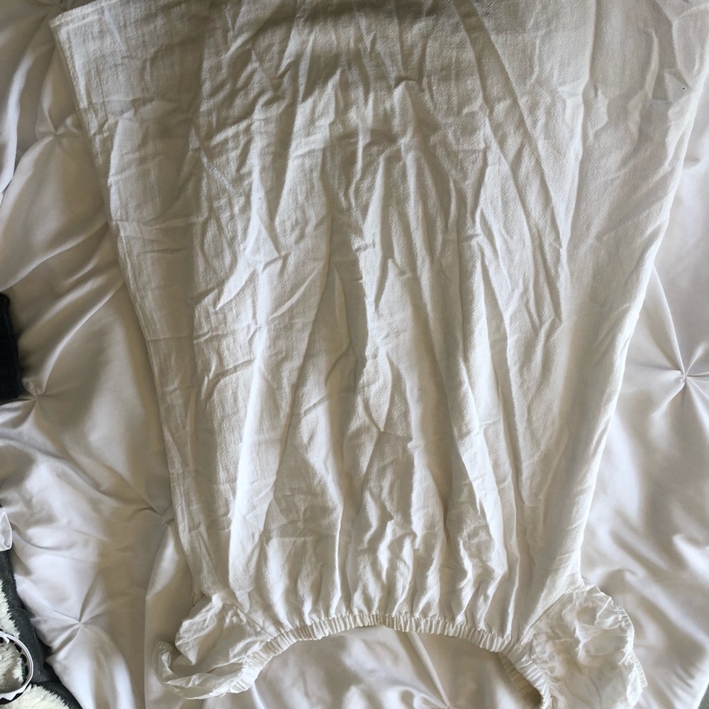 White off the shoulder dress from urban outfitters